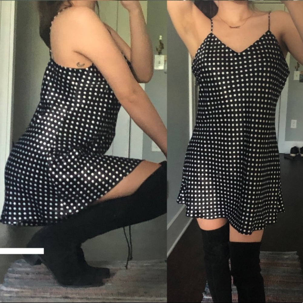 Polka Dot Mini Dress